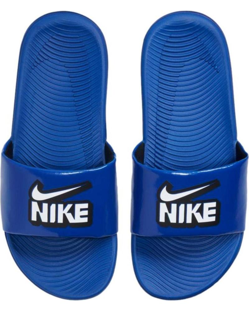 Chinelos de Menina e Menino NIKE CHANCLAS ES KAWA SLIDE FUN DD3242 AZUL