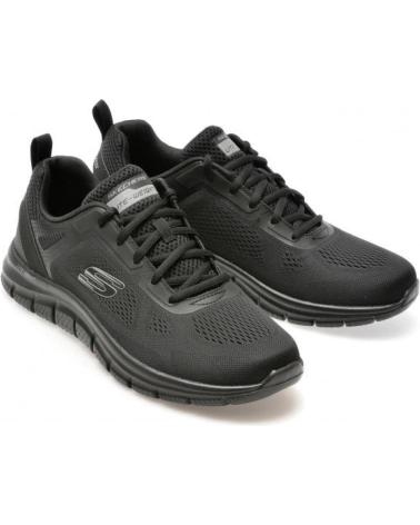 SKECHERS DEPORTIVO CORDONES BLACK NEGRO