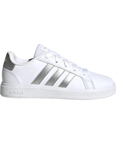 girl Trainers ADIDAS ZAPATILLAS GRAND COURT 2 0 K BLANCAS SILVER GW6506 CASUAL NI CLARO