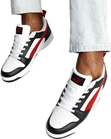 Sportivo-De-Hombre-PUMA-ZAPATILLAS-REBOUND-V6-LOW-392328-ROJO