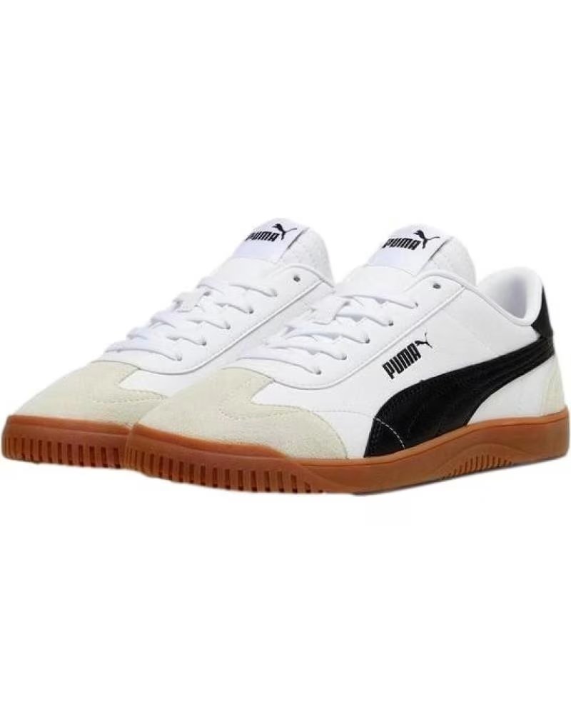 BASKETS PUMA CLUB 5V5 SD HOMME BLANC BLANCO