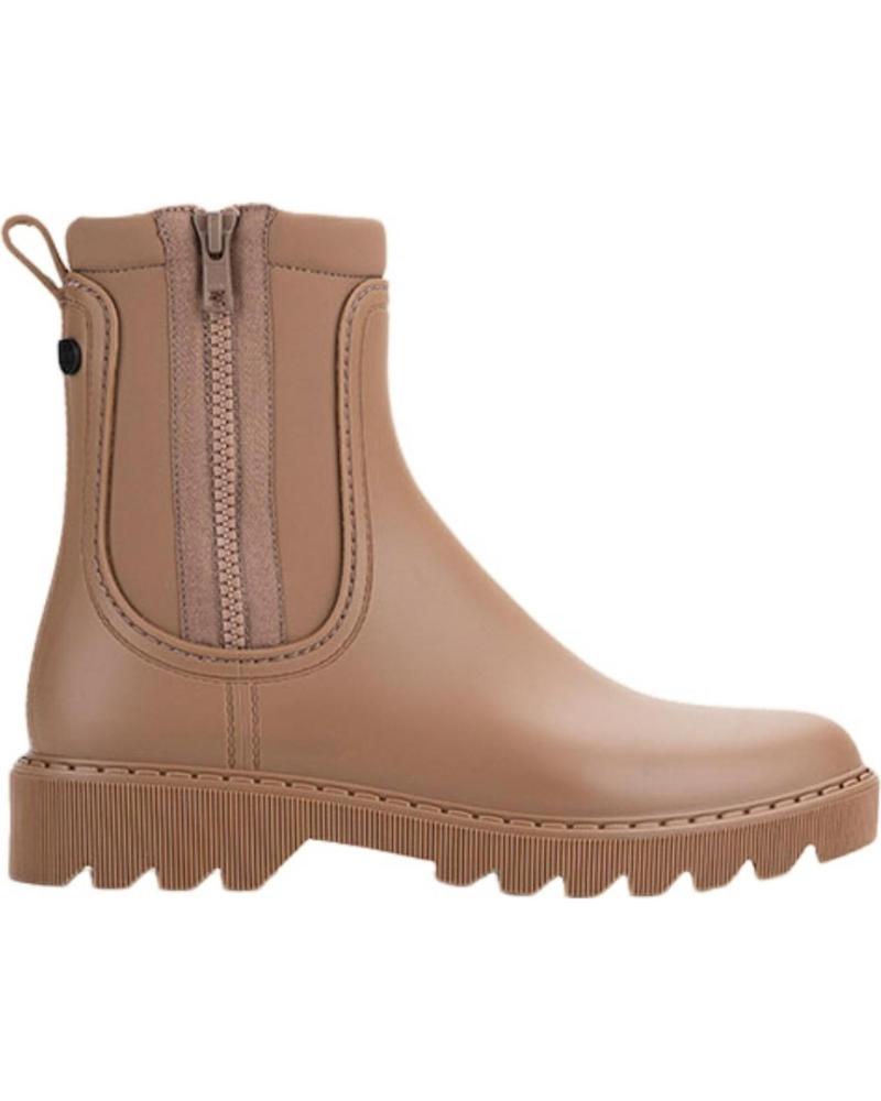 Stivali per Donna IGOR K BOTIN CHLOE ENGOMADO NEGRO MARRÓN NEGRO