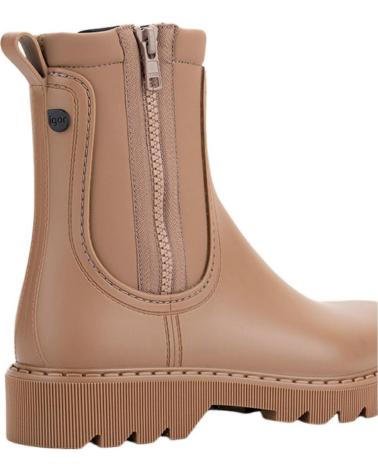 Stivali per Donna IGOR K BOTIN CHLOE ENGOMADO NEGRO MARRÓN NEGRO