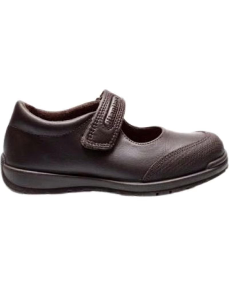 Mocassins de Menina TITANITOS M VELCRO MOKA MARRóN