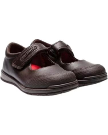 Mocassins de Menina TITANITOS M VELCRO MOKA MARRóN