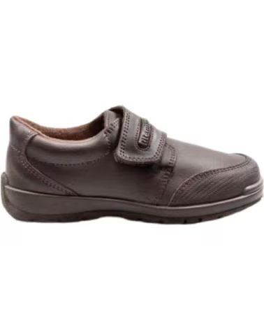 Sapatos de Menino TITANITOS COLEGIAL VELCRO MOKA MARRóN