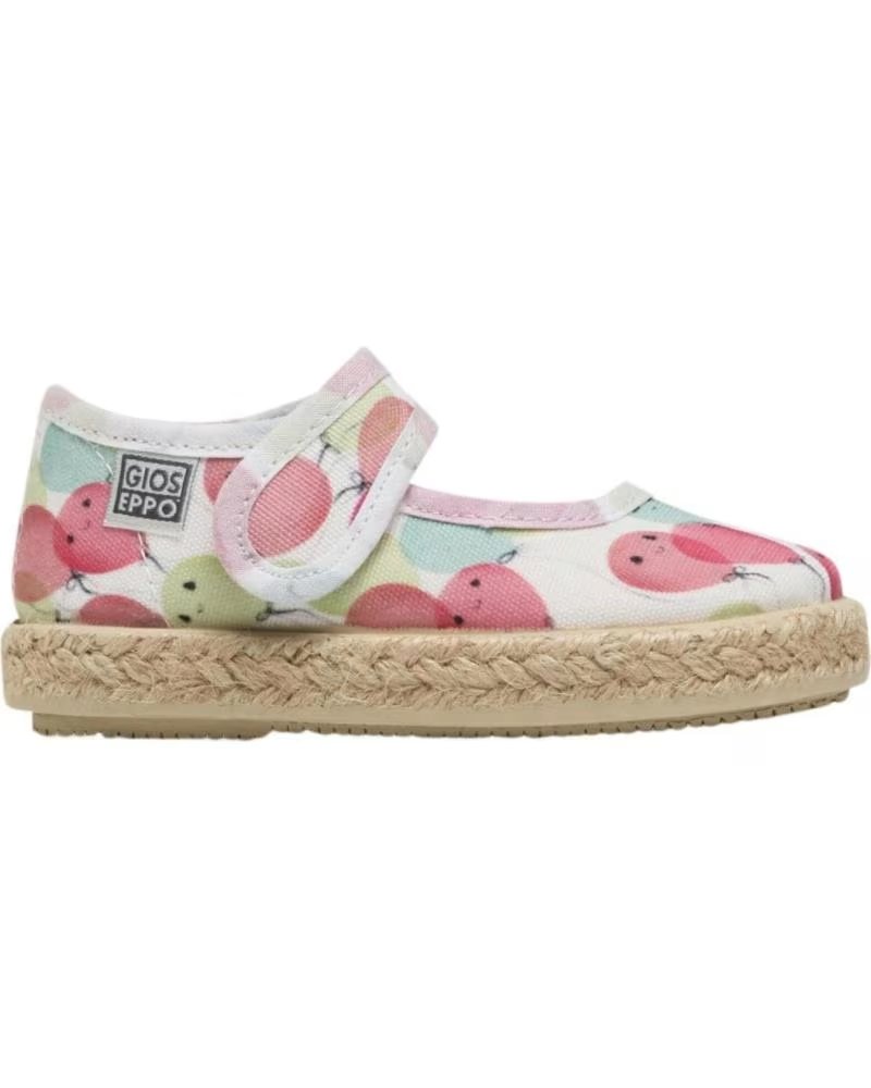 Mocassins de Menina GIOSEPPO M VELCRO LONA GLOBITOS VARIOS COLORES