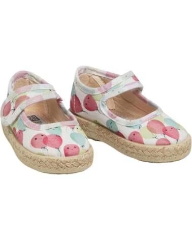 Mocassins de Menina GIOSEPPO M VELCRO LONA GLOBITOS VARIOS COLORES
