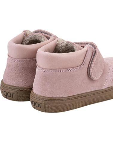 Stivaletti per Bambina IGOR B TUI PIEL FORRO ROSA