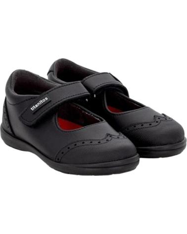 Zapatos de Niña TITANITOS M VELCRO MOKA MARRóN