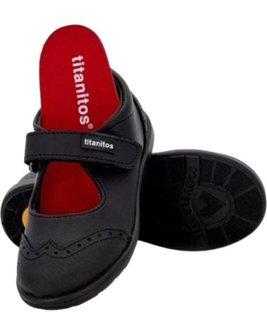 Zapatos de Niña TITANITOS M VELCRO MOKA MARRóN