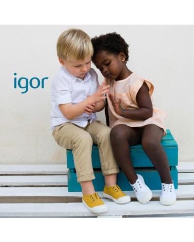 Sportif pour Fille et Garçon IGOR ZAPATILLA BERRI BLANCO