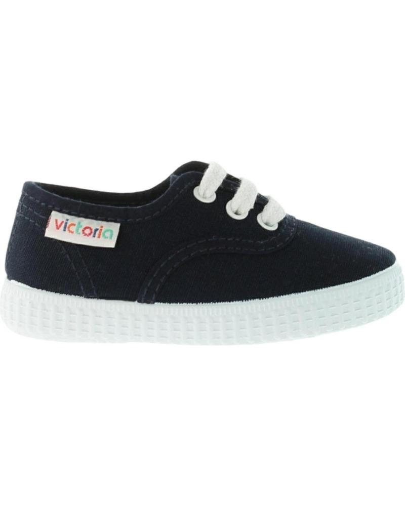 Sneaker für Mädchen und Junge VICTORIA ZAPATILLA CORDON LONA AZUL