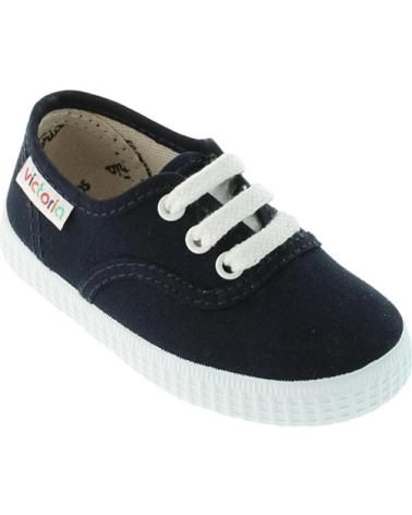 Sneaker für Mädchen und Junge VICTORIA ZAPATILLA CORDON LONA AZUL