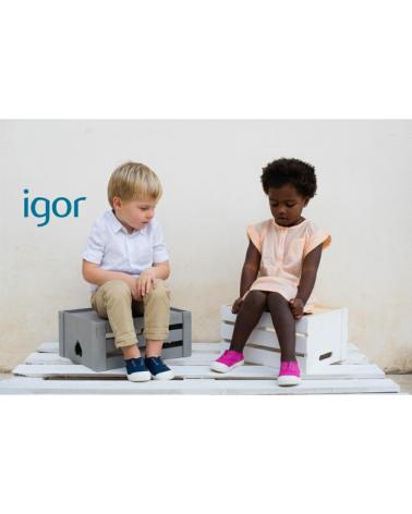 Sportif pour Fille et Garçon IGOR ZAPATILLA BERRI MARINO
