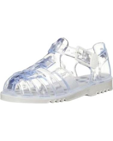 Zehansandalen für Mädchen und Junge IGOR CHOLO TT-GRIS TRANSPARENTE