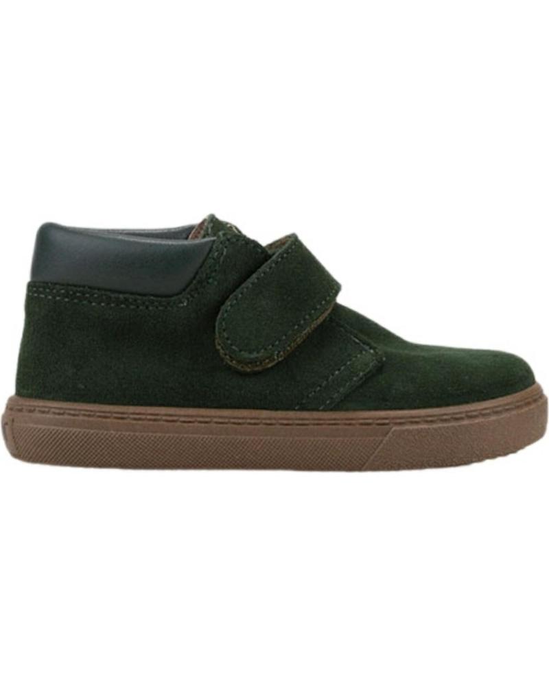 boy Mid boots IGOR B TUI VELCRO PIEL VERDE
