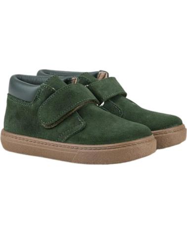 boy Mid boots IGOR B TUI VELCRO PIEL VERDE
