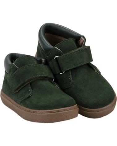 boy Mid boots IGOR B TUI VELCRO PIEL VERDE