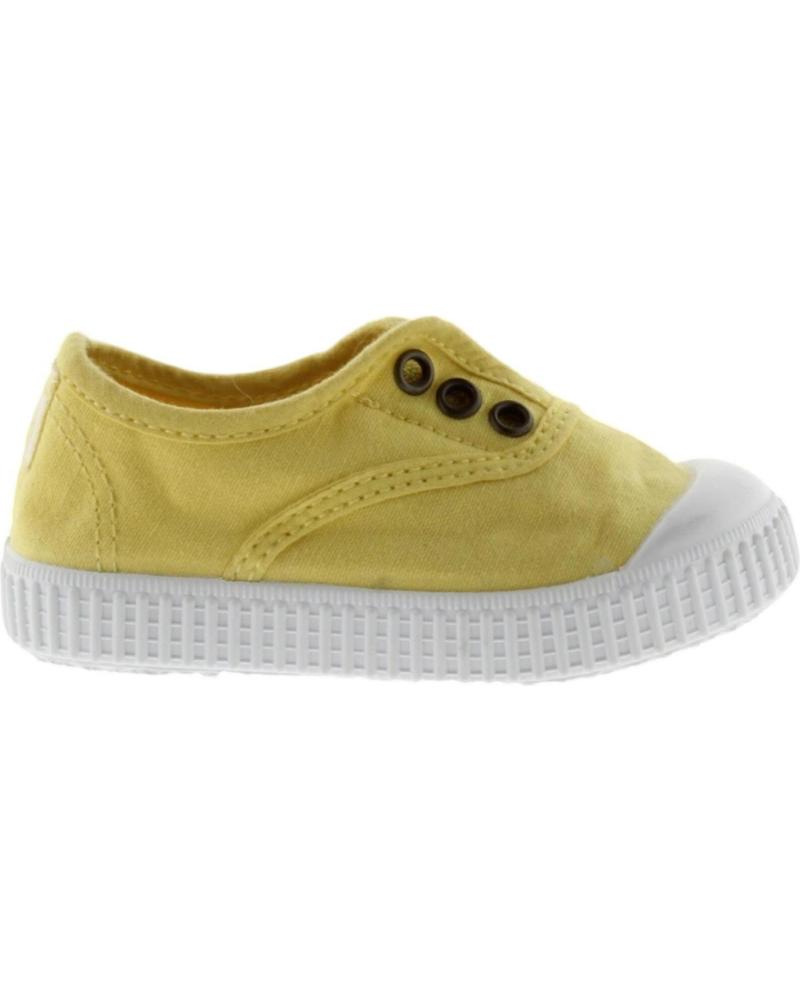 girl and boy Trainers VICTORIA PUNT GOMA MAIZ AMARILLO
