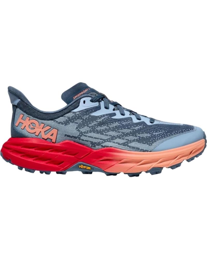 Esportes  de Mulher HOKA 1123158-RPY W SPEEDGOAT 5 REAL TEAL-PAPAY
