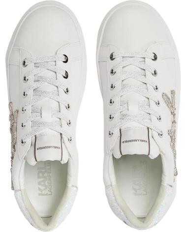 Esportes  de Mulher KARL LAGERFELD KAPRI SIGNIA RHINESTONE LO KL62510G BLANCO