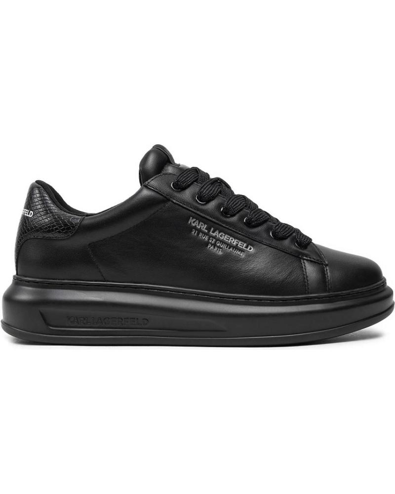 Sneaker für Herren KARL LAGERFELD KAPRI MENS PYTHON TAB RSG LO KL52584 NEGRO