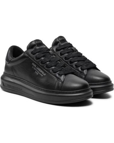 Sneaker für Herren KARL LAGERFELD KAPRI MENS PYTHON TAB RSG LO KL52584 NEGRO