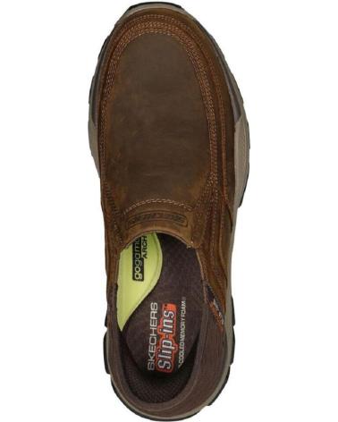 Sneaker für Herren SKECHERS 204810 ZAPATILLAS CASUAL DE HOMBRE SLIP INS P CUERO
