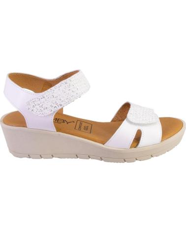 Sandalen für Damen CABRERA 899 SANDALIAS DE MUJER PIEL BLANCO