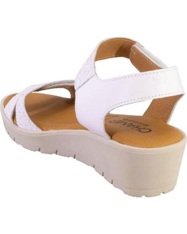 Sandalen für Damen CABRERA 899 SANDALIAS DE MUJER PIEL BLANCO