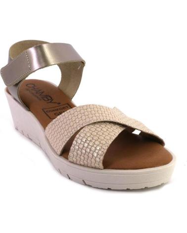 Sandalen für Damen CABRERA 897 SANDALIAS DE MUJER PIEL PLATINO