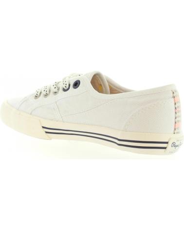 Sportif pour Fille et Garçon PEPE JEANS PGS30179 BAKER 800 WHITE