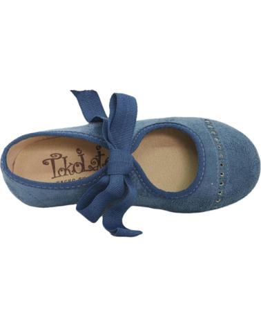 girl Mocasines TOKOLATE ANGELITO PICADO AZUL