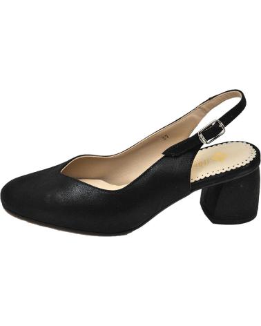 Zapatos de tacón de Mujer PIESANTO 200229 ZAPATO COMODO SALON MUJER NEGRO