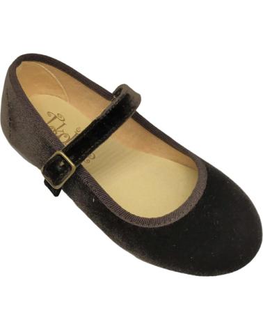 girl shoes TOKOLATE M TERCIOPELO ESCOTADO MARRóN