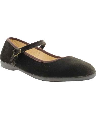 girl shoes TOKOLATE M TERCIOPELO ESCOTADO MARRóN