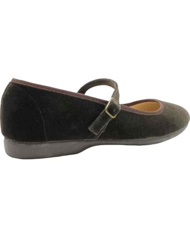 girl shoes TOKOLATE M TERCIOPELO ESCOTADO MARRóN