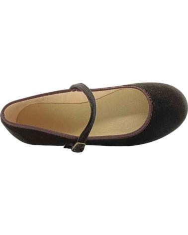 girl shoes TOKOLATE M TERCIOPELO ESCOTADO MARRóN