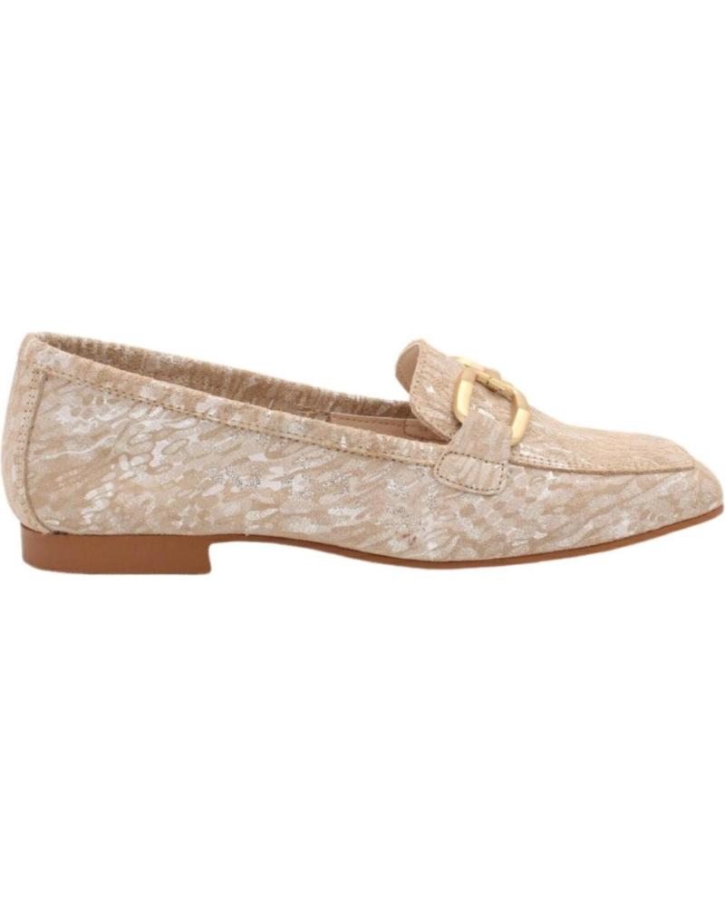 Mocassins de Mulher DESCANFLEX MOC CADENA STEFFY AZUL BEIGE AZUL