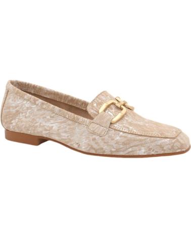 Mocassins de Mulher DESCANFLEX MOC CADENA STEFFY AZUL BEIGE AZUL