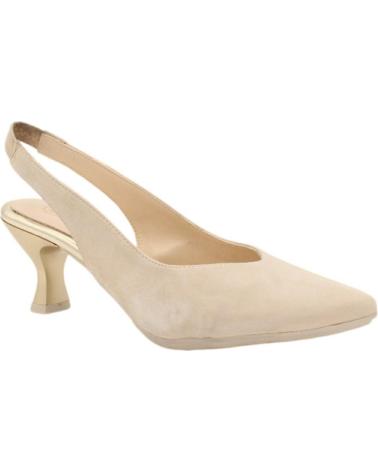 Sandalias de Mujer DESCANFLEX SALON ANTE DESTALONADO SONORA BEIGE