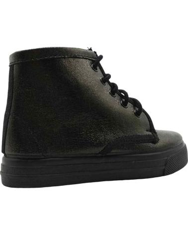 girl Mid boots TOKOLATE B BRILLO CORD LENS NEGRO