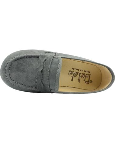 boy Mocasines TOKOLATE MOCASIN SERRATEX PERLA BLANCO GRIS BLANCO