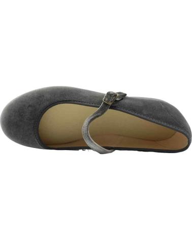 girl shoes TOKOLATE M TERCIOPELO ESCOTADO GRIS