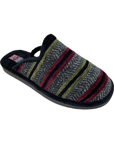 Pantofole per Uomo GEMA GARCIA CHINELA BANDAS COMBI NEGRO