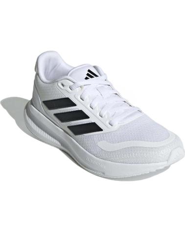Esportes  de Mulher e Menina e Menino ADIDAS MODELO RUNFALCON 5 J PARA KIDS BLANCO