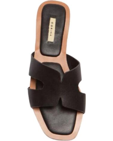 Sandales pour Femme CORINA SANDALIA PLANA NEGRO