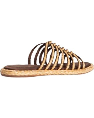 Sandales pour Femme CORINA SANDALIAS PLANAS MUJER YUTE VARIOS M4445 MARRON