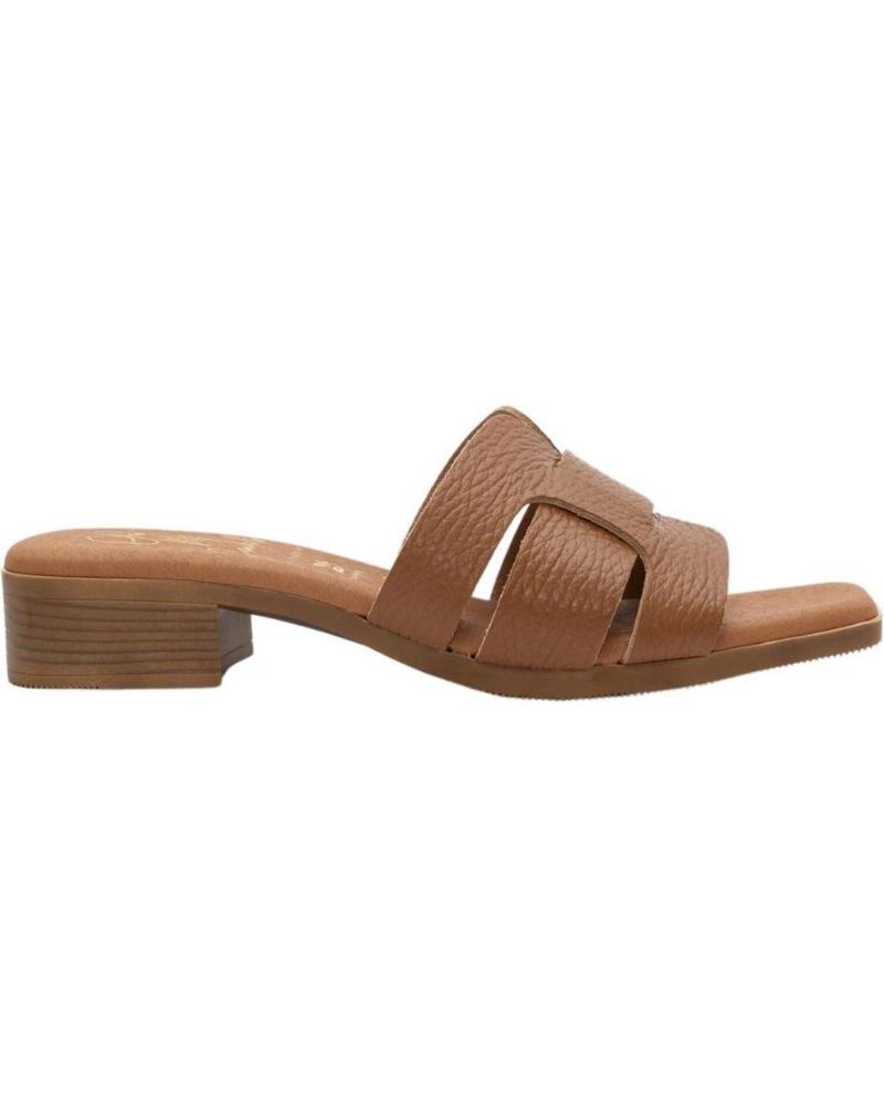 Sandalias de Mujer OH MY SANDALS SANDALIAS TACON MUJER ELENA ROBLE 5343 BRANDY